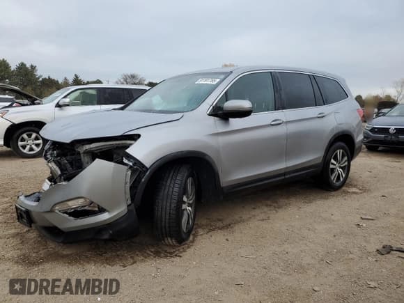 ✅ 2017 Honda Pilot EX-L • VIN: 5FNYF6H51HB019769 • Lot: 91191765. Listed on Copart with 85,065 mi. Free auction sales archive from the USA and detailed vehicle history report at DreamBid. Image 1.