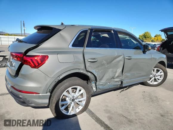 ✅ 2025 Audi Q3 S line Premium Plus • VIN: WA1EECF36S1025048 • Лот: 87109665. Опубликован ранее на Copart с пробегом 2 838 миль. Бесплатный доступ к архиву аукционных продаж из США и подробный отчёт об истории автомобиля на DreamBid. Изображение 3.