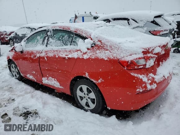 ✅ 2017 Chevrolet Cruze LS • VIN: 1G1BC5SM7H7152866 • Lot: 38422303. Listed on Copart with Not provided. Free auction sales archive from the USA and detailed vehicle history report at DreamBid. Image 2.