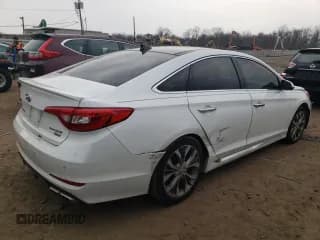 ✅ 2015 Hyundai Sonata Sport • VIN: 5NPE34AB7FH259973 • Lot: 43768103. Listed on Copart with 104,587 mi. Free auction sales archive from the USA and detailed vehicle history report at DreamBid. Image 3.