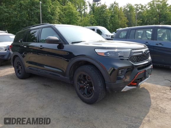 ✅ 2021 Ford Explorer Timberline • VIN: 1FMSK8JH5MGC09796 • Лот: 42343432. Опубликован ранее на IAAI с пробегом 41 493 миль. Бесплатный доступ к архиву аукционных продаж из США и подробный отчёт об истории автомобиля на DreamBid. Изображение 1.
