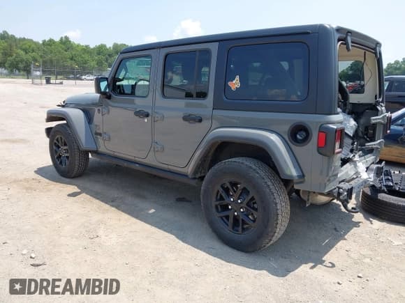 ✅ 2023 Jeep Wrangler Sport Altitude • VIN: 1C4HJXDG6PW576179 • Lot: 42345627. Listed on IAAI with 20,112 mi. Free auction sales archive from the USA and detailed vehicle history report at DreamBid. Image 3.