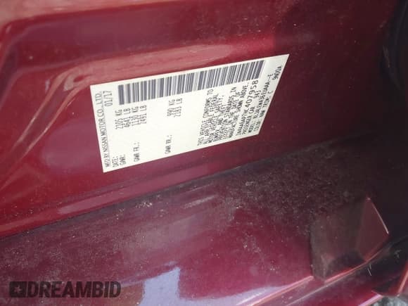 ✅ 2017 Nissan Maxima SL • VIN: 1N4AA6AP7HC407958 • Лот: 43012974. Опубликован ранее на IAAI с пробегом Не указан. Бесплатный доступ к архиву аукционных продаж из США и подробный отчёт об истории автомобиля на DreamBid. Изображение 9.