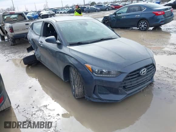 2019 Hyundai Veloster 2.0 z VIN KMHTG6AF2KU018425, wystawiony jako IAAI lot #41649027 z przebiegiem 67 155 mil mil oraz . Historia ofert i sprzedaży dostępna na DreamBid. Obrazek 1.