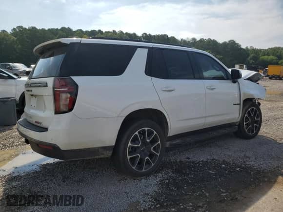 2022 Chevrolet Tahoe RST with VIN 1GNSKRKD5NR289927, listed as a Copart auction lot 63465955 with 66,424 mi miles and Salvage title. Bid and sale history available at DreamBid. Image 3.