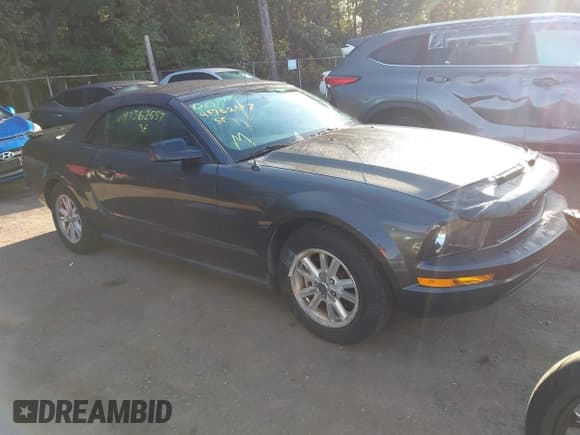 ✅ 2007 Ford Mustang Deluxe • VIN: 1ZVFT84N075346114 • Lot: 43362587. Listed on IAAI with 68,756 mi. Free auction sales archive from the USA and detailed vehicle history report at DreamBid. Image 1.