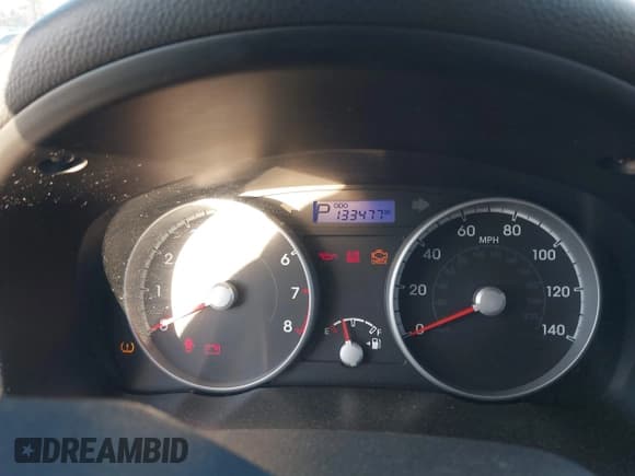 ✅ 2010 Hyundai Accent GS • VIN: KMHCM3AC8AU167840 • Lot: 43727100. Listed on IAAI with 133,477 mi. Free auction sales archive from the USA and detailed vehicle history report at DreamBid. Image 7.