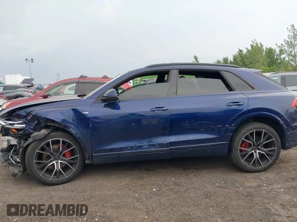 ✅ 2020 Audi Q8 Premium Plus • VIN: WA1EVBF16LD001650 • Lot: 42849728. Listed on IAAI with 57,680 mi. Free auction sales archive from the USA and detailed vehicle history report at DreamBid. Image 15.