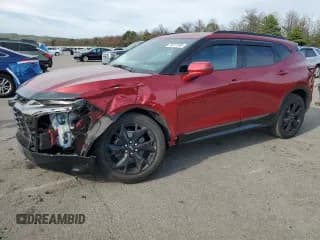 ✅ 2022 Chevrolet Blazer RS • VIN: 3GNKBERS1NS148606 • Lot: 70277395. Listed on Copart with 49,036 mi. Free auction sales archive from the USA and detailed vehicle history report at DreamBid. Image 1.