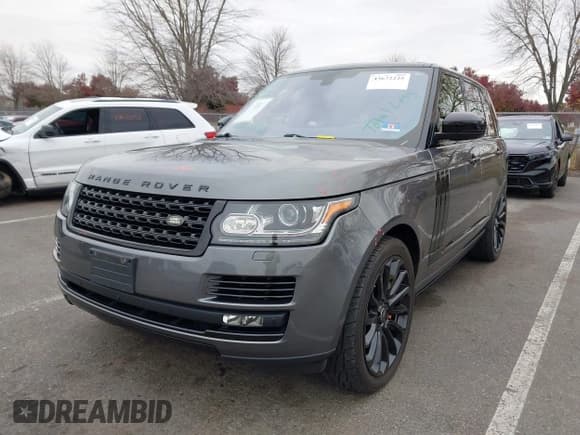 ✅ 2016 Land Rover Range Rover Supercharged • VIN: SALGS2EF1GA258381 • Lot: 43672225. Listed on IAAI with 104,563 mi. Free auction sales archive from the USA and detailed vehicle history report at DreamBid. Image 2.
