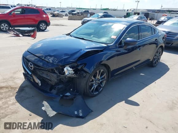 ✅ 2016 Mazda 6 i Touring • VIN: JM1GJ1V50G1455151 • Лот: 43320711. Опубликован ранее на IAAI с пробегом 207 987 миль. Бесплатный доступ к архиву аукционных продаж из США и подробный отчёт об истории автомобиля на DreamBid. Изображение 2.