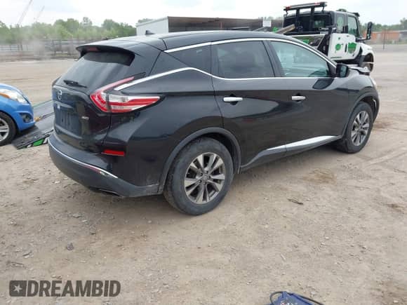 2016 Nissan Murano SV with VIN 5N1AZ2MH0GN134912, listed as a IAAI auction lot 42593518 with 135,198 mi miles and . Bid and sale history available at DreamBid. Image 4.