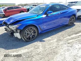 ✅ 2018 Infiniti Q60 Sport • VIN: JN1EV7EL5JM391193 • Lot: 56533725. Wystawiony na Copart z przebiegiem 77 368 mil. Bezpłatny archiwum sprzedaży aukcyjnych z USA i szczegółowy raport historii pojazdu na DreamBid. Zdjęcie 1.