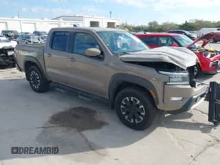 ✅ 2023 Nissan Frontier SV • VIN: 1N6ED1EK4PN657159 • Lot: 41607791. Listed on IAAI with 42,065 mi. Free auction sales archive from the USA and detailed vehicle history report at DreamBid. Image 1.
