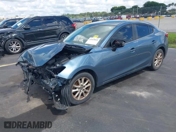 ✅ 2016 Mazda 3 i Touring • VIN: 3MZBM1V73GM312617 • Lot: 43415661. Listed on IAAI with 121,617 mi. Free auction sales archive from the USA and detailed vehicle history report at DreamBid. Image 2.