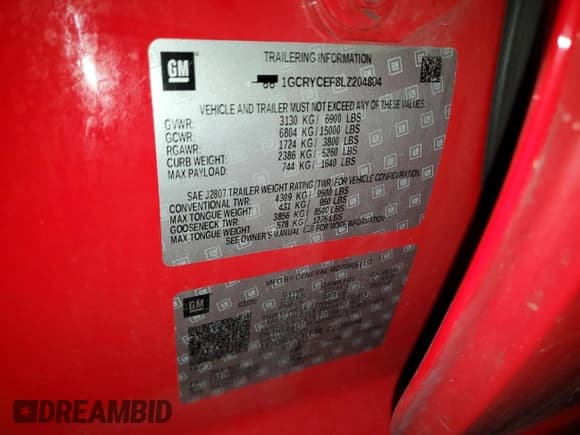 ✅ 2020 Chevrolet Silverado 1500 Custom Trail Boss • VIN: 1GCRYCEF8LZ204804 • Lot: 87606645. Wystawiony na Copart z przebiegiem 107 511 mil. Bezpłatny archiwum sprzedaży aukcyjnych z USA i szczegółowy raport historii pojazdu na DreamBid. Zdjęcie 12.