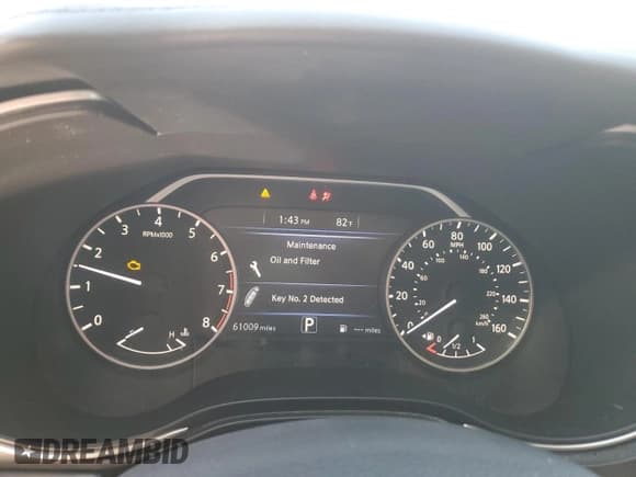 ✅ 2019 Nissan Maxima SL • VIN: 1N4AA6AV0KC382231 • Lot: 46753695. Listed on Copart with 61,009 mi. Free auction sales archive from the USA and detailed vehicle history report at DreamBid. Image 9.