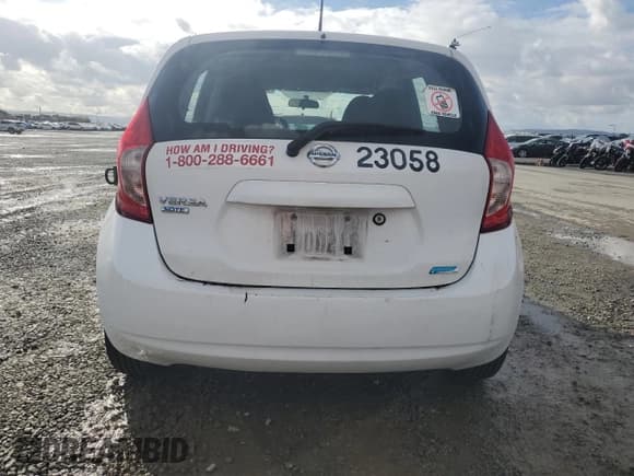 ✅ 2016 Nissan Note SV • VIN: 3N1CE2CP0GL380010 • Lot: 93348025. Wystawiony na Copart z przebiegiem 130 217 mil. Bezpłatny archiwum sprzedaży aukcyjnych z USA i szczegółowy raport historii pojazdu na DreamBid. Zdjęcie 6.