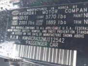 ✅ 2021 Hyundai Venue SEL • VIN: KMHRC8A32MU112542 • Lot: 41734014. Listed on IAAI with 67,602 mi. Free auction sales archive from the USA and detailed vehicle history report at DreamBid. Image 9.