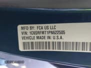 ✅ 2023 Ram 1500 Lone Star • VIN: 1C6SRFMT1PN622505 • Lot: 42694246. Listed on IAAI with 38,301 mi. Free auction sales archive from the USA and detailed vehicle history report at DreamBid. Image 9.