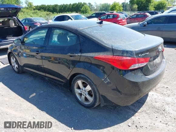 ✅ 2013 Hyundai Elantra GLS • VIN: 5NPDH4AE6DH424870 • Lot: 42788957. Listed on IAAI with 138,666 mi. Free auction sales archive from the USA and detailed vehicle history report at DreamBid. Image 3.