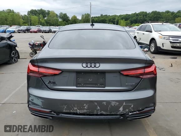 ✅ 2022 Audi A5 Sportback S line Premium Plus • VIN: WAUFACF50NA012580 • Лот: 69744665. Опубликован ранее на Copart с пробегом 41 080 миль. Бесплатный доступ к архиву аукционных продаж из США и подробный отчёт об истории автомобиля на DreamBid. Изображение 6.