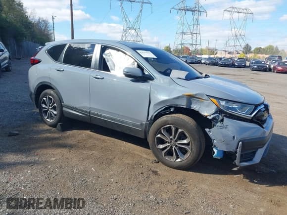 ✅ 2022 Honda CR-V EX • VIN: 2HKRW2H53NH607361 • Lot: 43523621. Wystawiony na IAAI z przebiegiem 49 484 mil. Bezpłatny archiwum sprzedaży aukcyjnych z USA i szczegółowy raport historii pojazdu na DreamBid. Zdjęcie 1.