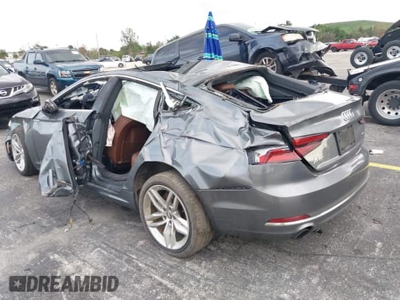 ✅ 2019 Audi A5 Sportback Premium • VIN: WAUANCF54KA076681 • Лот: 40817960. Опубликован ранее на IAAI с пробегом Не указан. Бесплатный доступ к архиву аукционных продаж из США и подробный отчёт об истории автомобиля на DreamBid. Изображение 3.