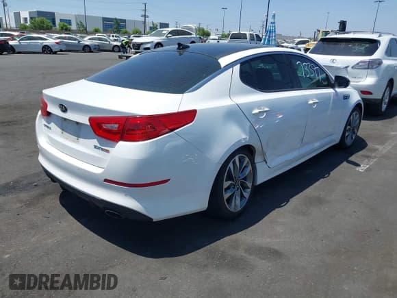 ✅ 2014 Kia Optima SXL Turbo • VIN: 5XXGR4A6XEG266937 • Lot: 42773397. Wystawiony na IAAI z przebiegiem 123 568 mil. Bezpłatny archiwum sprzedaży aukcyjnych z USA i szczegółowy raport historii pojazdu na DreamBid. Zdjęcie 4.