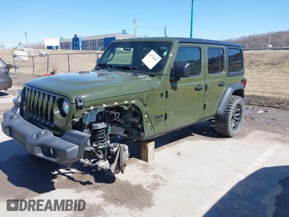 ✅ 2021 Jeep Wrangler Unlimited Sport S • VIN: 1C4HJXDG2MW814413 • Лот: 41712547. Опубликован ранее на IAAI с пробегом 11 913 миль. Бесплатный доступ к архиву аукционных продаж из США и подробный отчёт об истории автомобиля на DreamBid. Изображение 2.