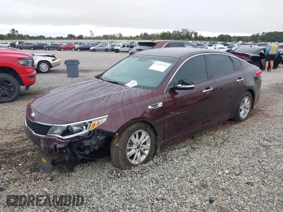 ✅ 2018 Kia Optima LX • VIN: 5XXGT4L35JG227719 • Lot: 43559744. Listed on IAAI with 160,252 mi. Free auction sales archive from the USA and detailed vehicle history report at DreamBid. Image 2.