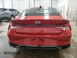 2021 Hyundai Elantra Limited with VIN KMHLP4AG9MU102497, listed as a Copart auction lot 84274225 with 109,002 mi miles and Non repairable. Bid and sale history available at DreamBid. Image 6.