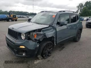 ✅ 2018 Jeep Renegade Altitude • VIN: ZACCJBBB9JPH05640 • Лот: 67324125. Опубликован ранее на Copart с пробегом 122 131 миль. Бесплатный доступ к архиву аукционных продаж из США и подробный отчёт об истории автомобиля на DreamBid. Изображение 1.