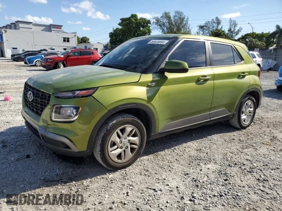 ✅ 2021 Hyundai Venue SE • VIN: KMHRB8A34MU106115 • Lot: 50939995. Listed on Copart with 21,986 mi. Free auction sales archive from the USA and detailed vehicle history report at DreamBid. Image 1.