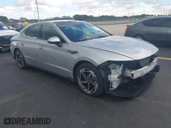 ✅ 2024 Hyundai Sonata SEL • VIN: KMHL14JA4RA351800 • Лот: 43327314. Опубликован ранее на IAAI с пробегом 19 800 миль. Бесплатный доступ к архиву аукционных продаж из США и подробный отчёт об истории автомобиля на DreamBid. Изображение 1.