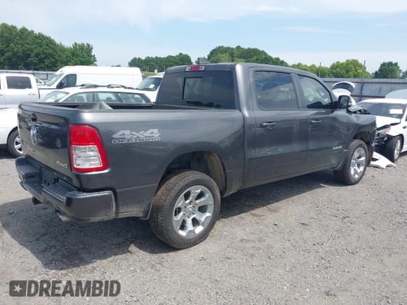 ✅ 2020 Ram 1500 Big Horn • VIN: 1C6SRFFT2LN103468 • Lot: 42527518. Listed on IAAI with 101,679 mi. Free auction sales archive from the USA and detailed vehicle history report at DreamBid. Image 4.