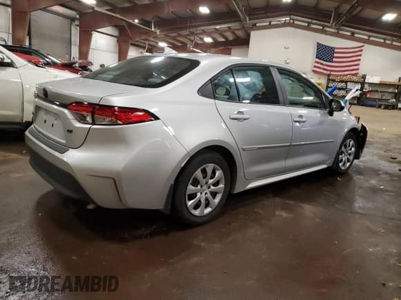 ✅ 2024 Toyota Corolla LE • VIN: 5YFB4MDEXRP224695 • Lot: 89844495. Listed on Copart with 20,361 mi. Free auction sales archive from the USA and detailed vehicle history report at DreamBid. Image 3.