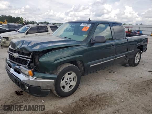 2006 Chevrolet Silverado 1500 LT2 z VIN 2GCEC19T161141544, wystawiony jako Copart lot #54397445 z przebiegiem 89 462 mil mil oraz Szkoda całkowita • Salvage title. Historia ofert i sprzedaży dostępna na DreamBid. Obrazek 1.