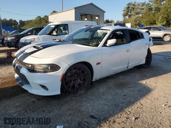 ✅ 2018 Dodge Charger R/T Scat Pack • VIN: 2C3CDXGJ8JH282804 • Lot: 71560795. Listed on Copart with 151,284 mi. Free auction sales archive from the USA and detailed vehicle history report at DreamBid. Image 1.