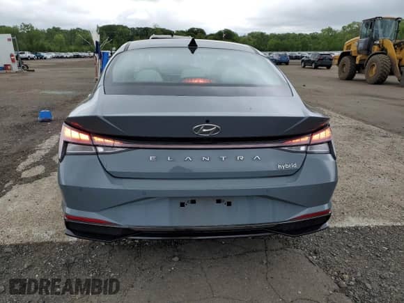 2022 Hyundai Elantra Limited with VIN KMHLN4AJXNU020846, listed as a Copart auction lot 57967745 with 42,692 mi miles and Salvage title. Bid and sale history available at DreamBid. Image 6.