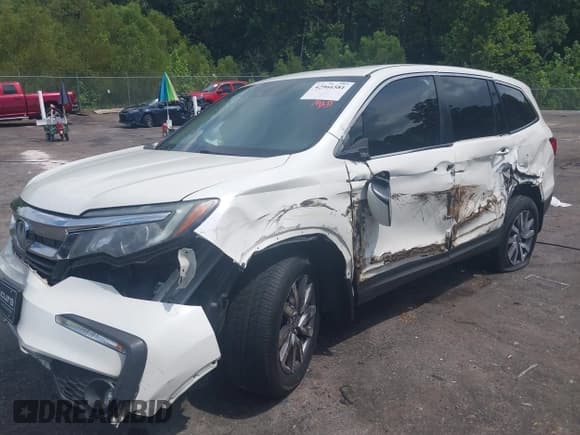 ✅ 2019 Honda Pilot EX-L • VIN: 5FNYF5H51KB008630 • Lot: 42966581. Listed on IAAI with 182,416 mi. Free auction sales archive from the USA and detailed vehicle history report at DreamBid. Image 2.