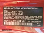 ✅ 2016 BMW 2 Series 228i • VIN: WBA1F5C59GV343701 • Lot: 89460675. Listed on Copart with 48,397 mi. Free auction sales archive from the USA and detailed vehicle history report at DreamBid. Image 12.