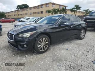 ✅ 2018 Infiniti Q50 Pure • VIN: JN1CV7AP4JM400188 • Lot: 60440005. Listed on Copart with 73,010 mi. Free auction sales archive from the USA and detailed vehicle history report at DreamBid. Image 1.