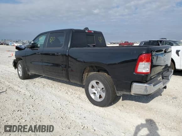 2023 Ram 1500 Tradesman z VIN 1C6RRENT7PN619731, wystawiony jako Copart lot #78860054 z przebiegiem Nie podano mil oraz Szkoda całkowita • Salvage title. Historia ofert i sprzedaży dostępna na DreamBid. Obrazek 2.