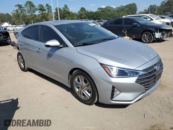2020 Hyundai Elantra Value Edition with VIN KMHD84LF3LU061143, listed as a Copart auction lot 86491125 with 31,810 mi miles and Salvage title. Bid and sale history available at DreamBid. Image 4.