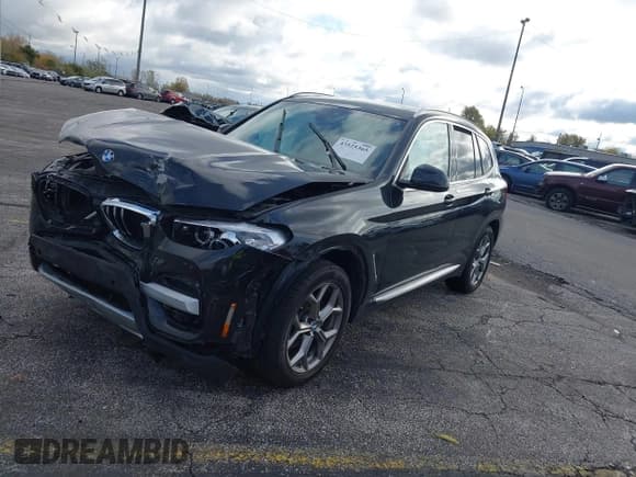 ✅ 2020 BMW X3 xDrive30i • VIN: 5UXTY5C01L9C62075 • Lot: 43525365. Listed on IAAI with 83,742 mi. Free auction sales archive from the USA and detailed vehicle history report at DreamBid. Image 2.