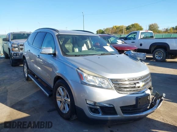 ✅ 2014 Chevrolet Traverse LT • VIN: 1GNKRHKD1EJ293140 • Lot: 43501248. Listed on IAAI with Not provided. Free auction sales archive from the USA and detailed vehicle history report at DreamBid. Image 1.