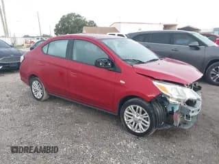 ✅ 2022 Mitsubishi Mirage ES • VIN: ML32FUFJ9NHF09386 • Lot: 43191091. Wystawiony na IAAI z przebiegiem 36 635 mil. Bezpłatny archiwum sprzedaży aukcyjnych z USA i szczegółowy raport historii pojazdu na DreamBid. Zdjęcie 1.