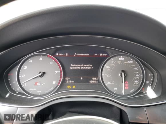 ✅ 2017 Audi S7 Prestige • VIN: WAU2FAFC1HN055566 • Lot: 43409845. Listed on Copart with 45,484 mi. Free auction sales archive from the USA and detailed vehicle history report at DreamBid. Image 9.