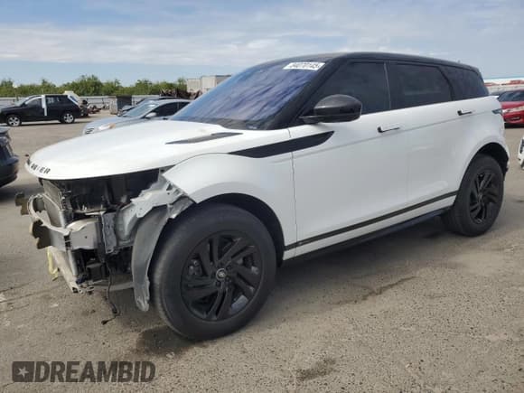 ✅ 2021 Land Rover Range Rover Evoque R-Dynamic S • VIN: SALZT2FX0MH153363 • Lot: 84070145. Listed on Copart with 47,350 mi. Free auction sales archive from the USA and detailed vehicle history report at DreamBid. Image 1.